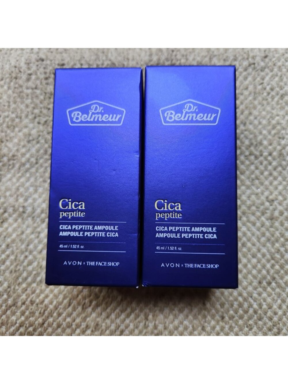 2 Dr. Belmeur CICA PEPTITE AMPOULE 1.52 oz Avon The Face Shop BRAND NEW LOT of 2